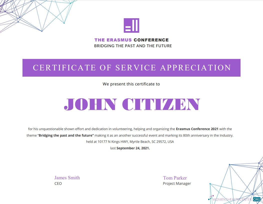 Download USA Volunteer Certificate Photoshop template